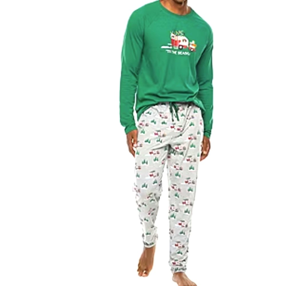 NWT North Pole Trading Co. Christmas Camper  2-pc.Size XL
